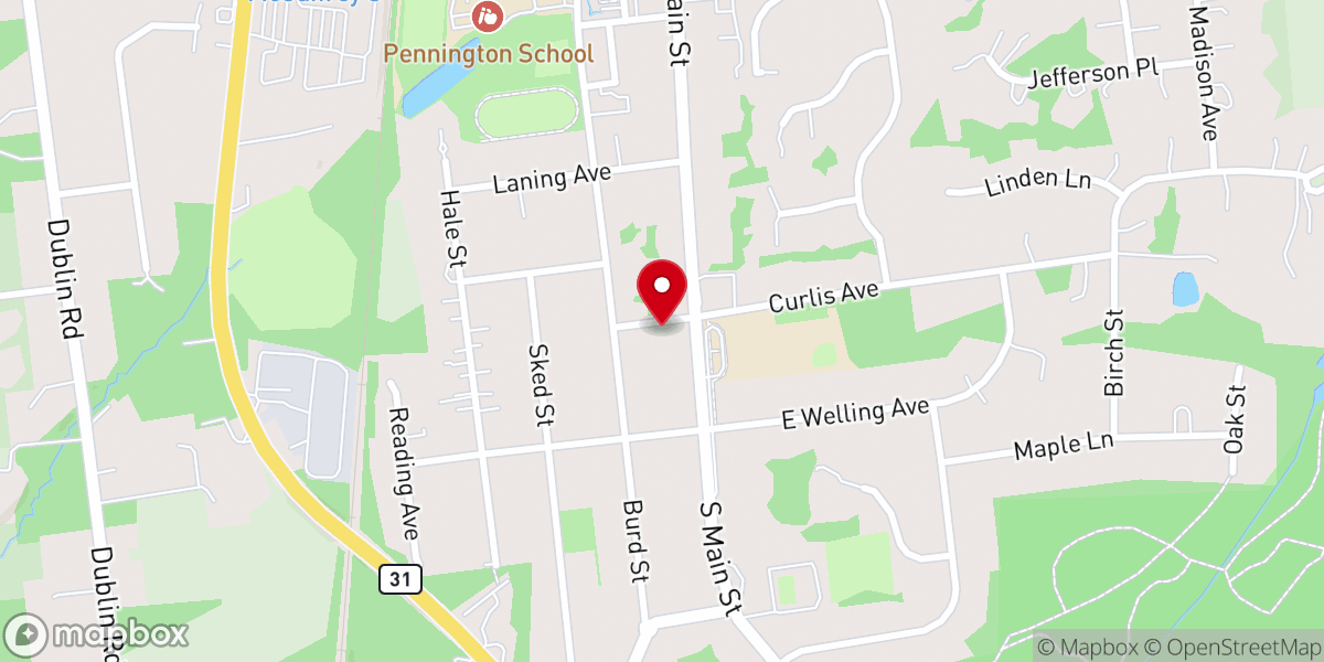 Map showing location of Saint Matthew's Episcopal Church