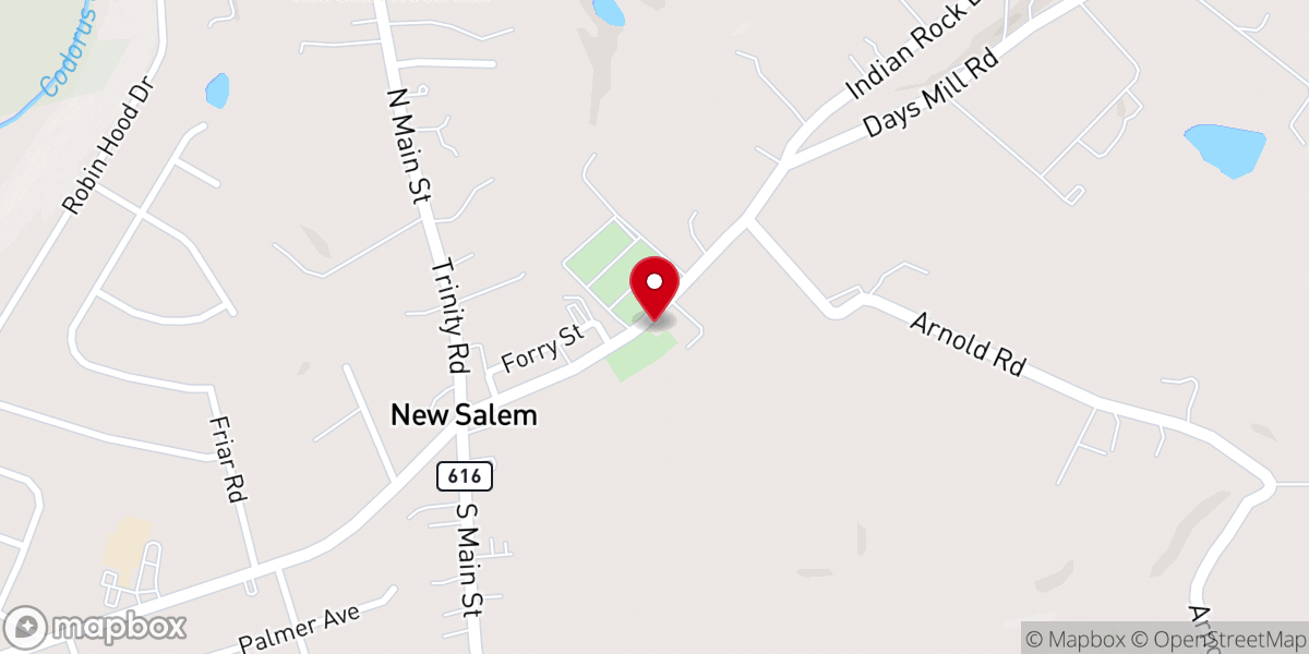 Map showing location of St. Jacob's United Church Of Christ