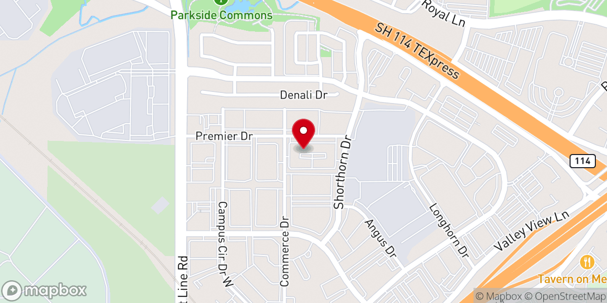 Map showing location of Discover Church