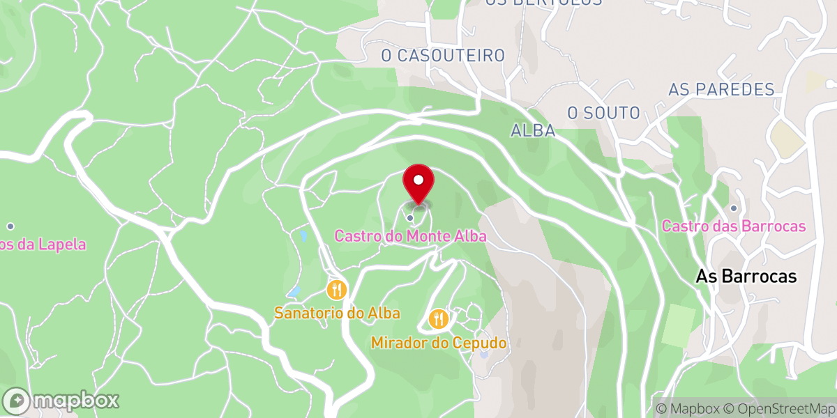 Map showing location of Ermida da Nosa Señora de Alba