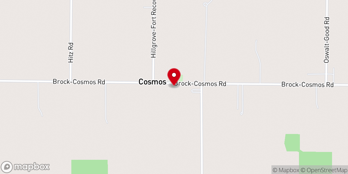 Map showing location of Community United Methodist Church