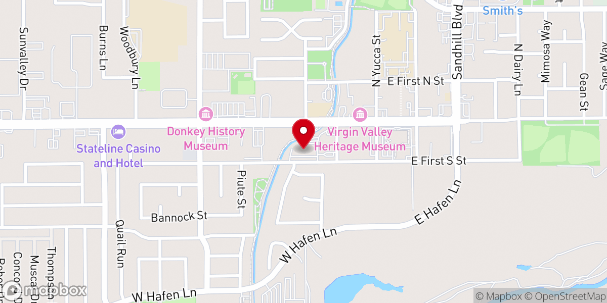 Map showing location of Living Waters Fellowship