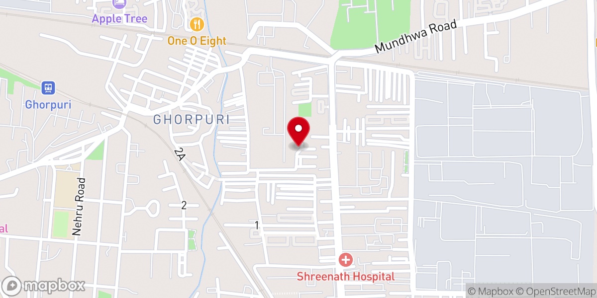 Map showing location of Pune Faith Community Church