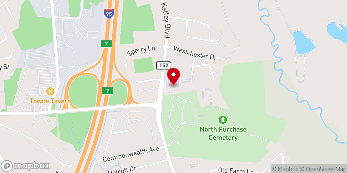 Map showing location of Beacon Covenant Church