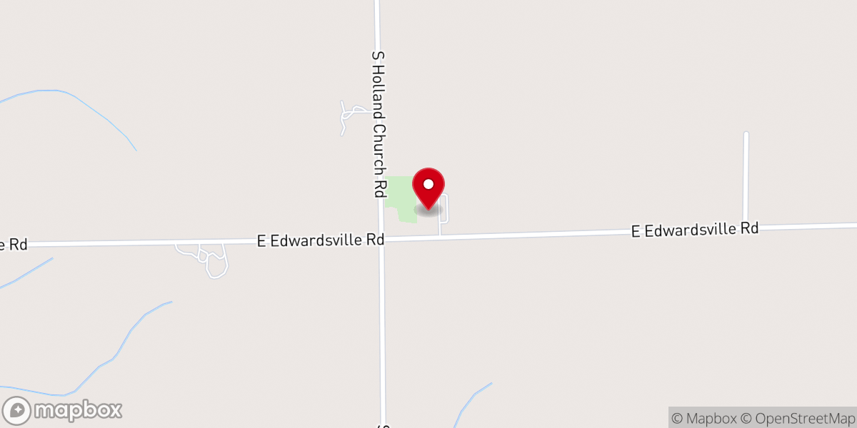 Map showing location of Ridott Christian Reformed Church