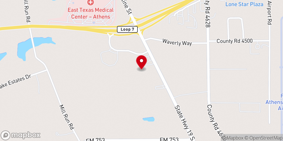 Map showing location of Grace Bible Church