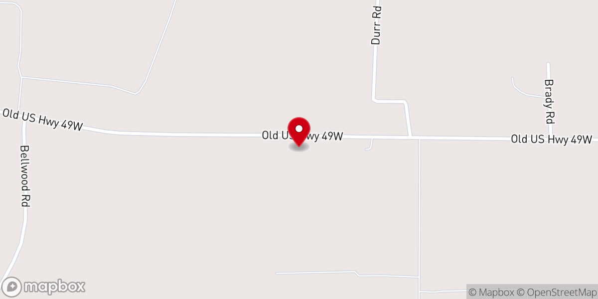 Map showing location of Bread of Life Restoration Ministries