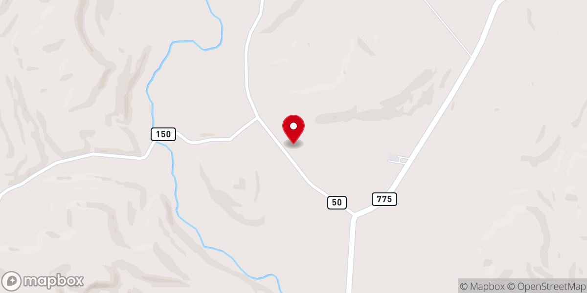 Map showing location of Valley View Mennonite Fellowship