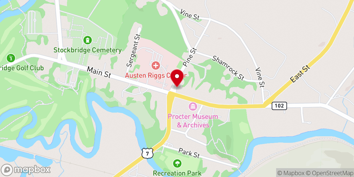 Map showing location of St. Paul's Episcopal Church
