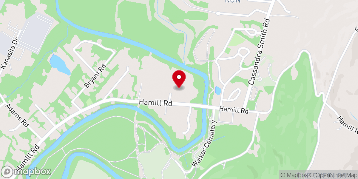 Map showing location of Porter Road Church of God