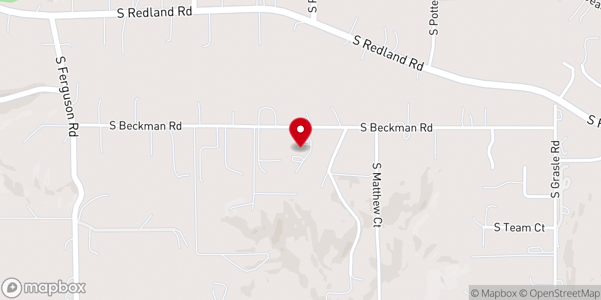 Map showing location of Evergreen Community Church