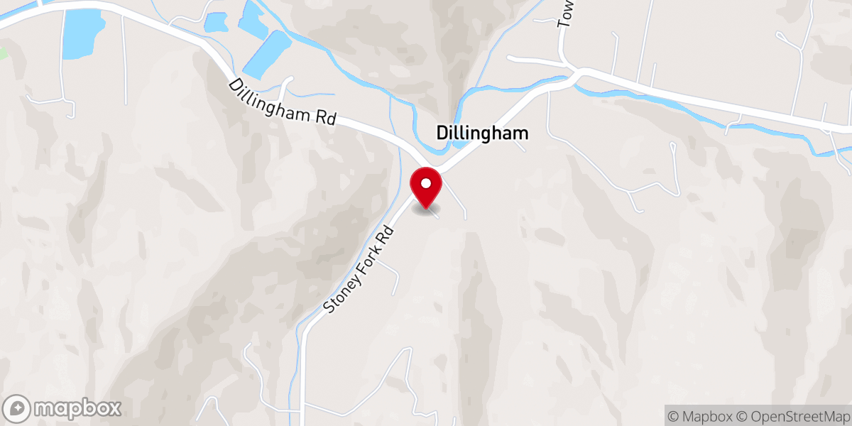 Map showing location of Dillingham Presbyterian Church