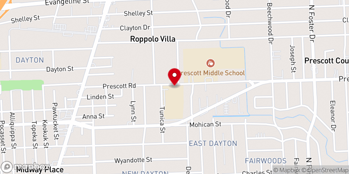 Map showing location of Heavenly H.O.P.E