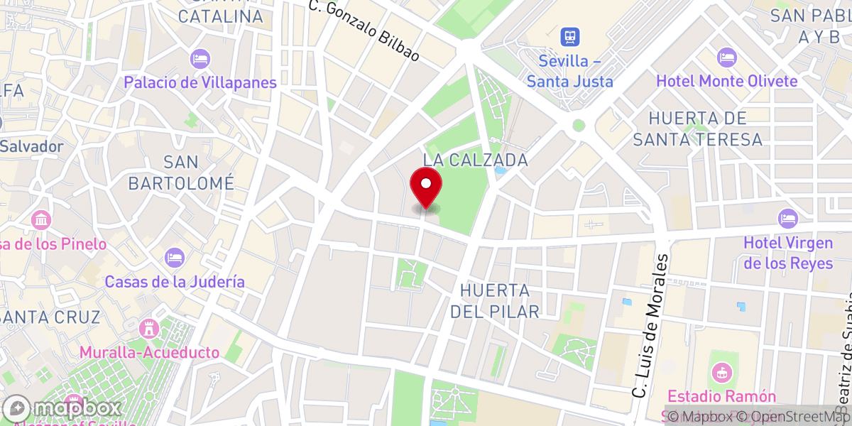 Map showing location of Hermandad de San Benito