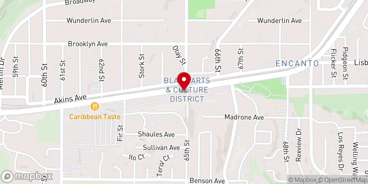 Map showing location of Helping Hand Church of God