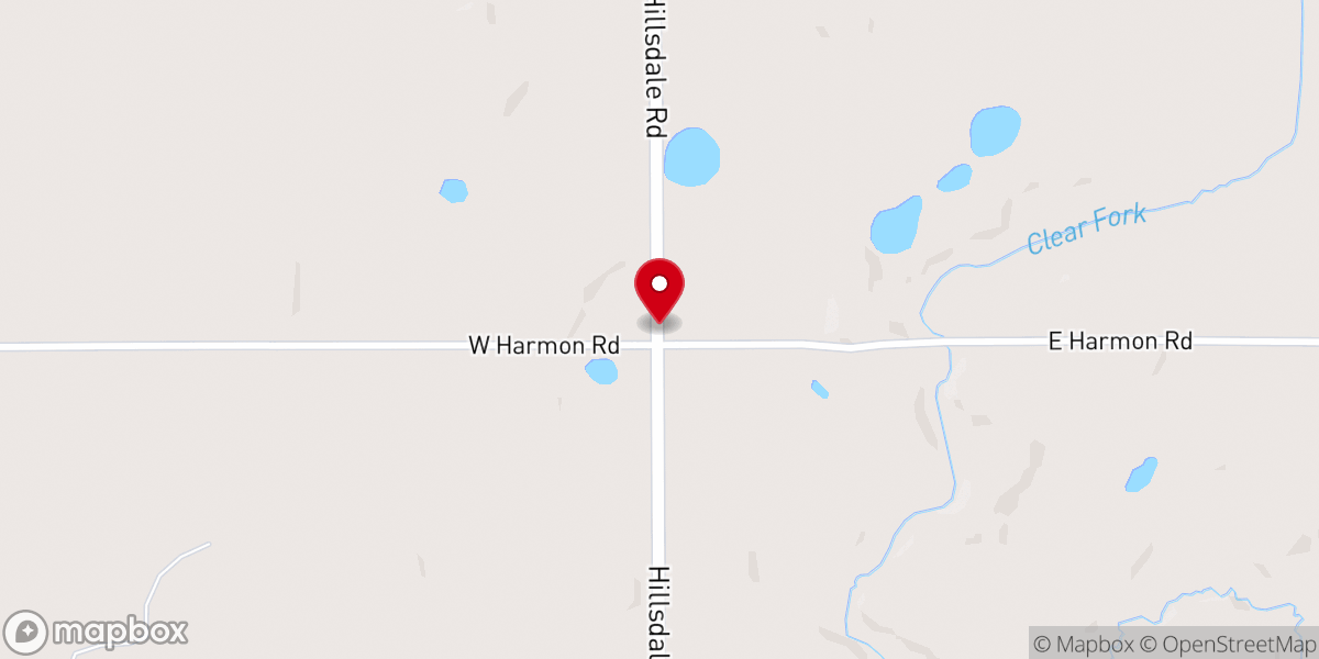Map showing location of Pentecostal Church