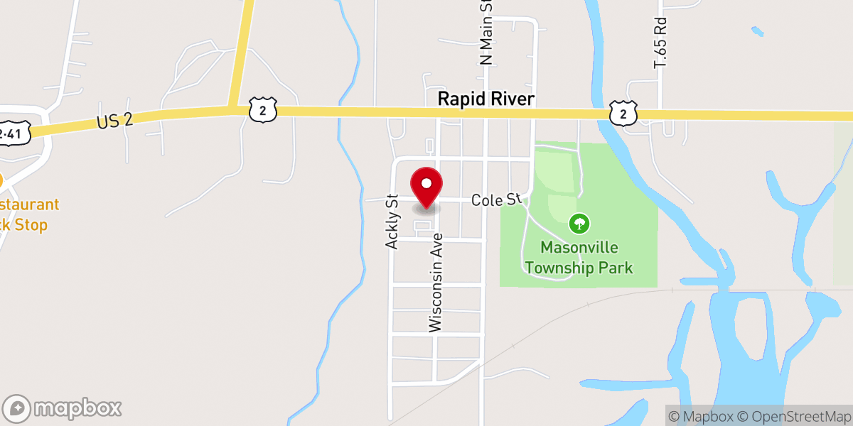 Map showing location of Calvary Lutheran Church Elca