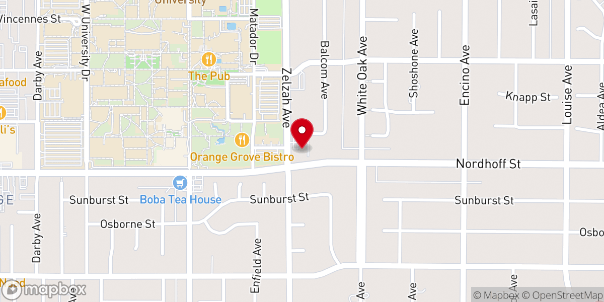 Map showing location of Mandarin Baptist Church
