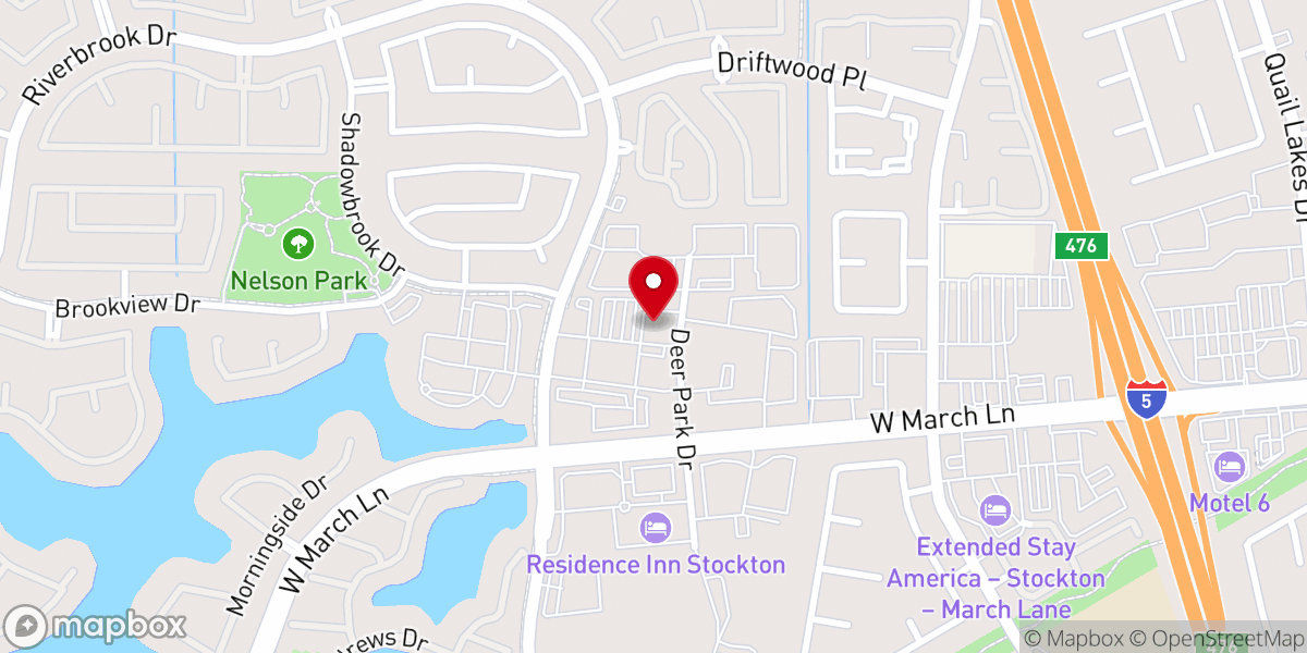 Map showing location of First Congregational United Church of Christ