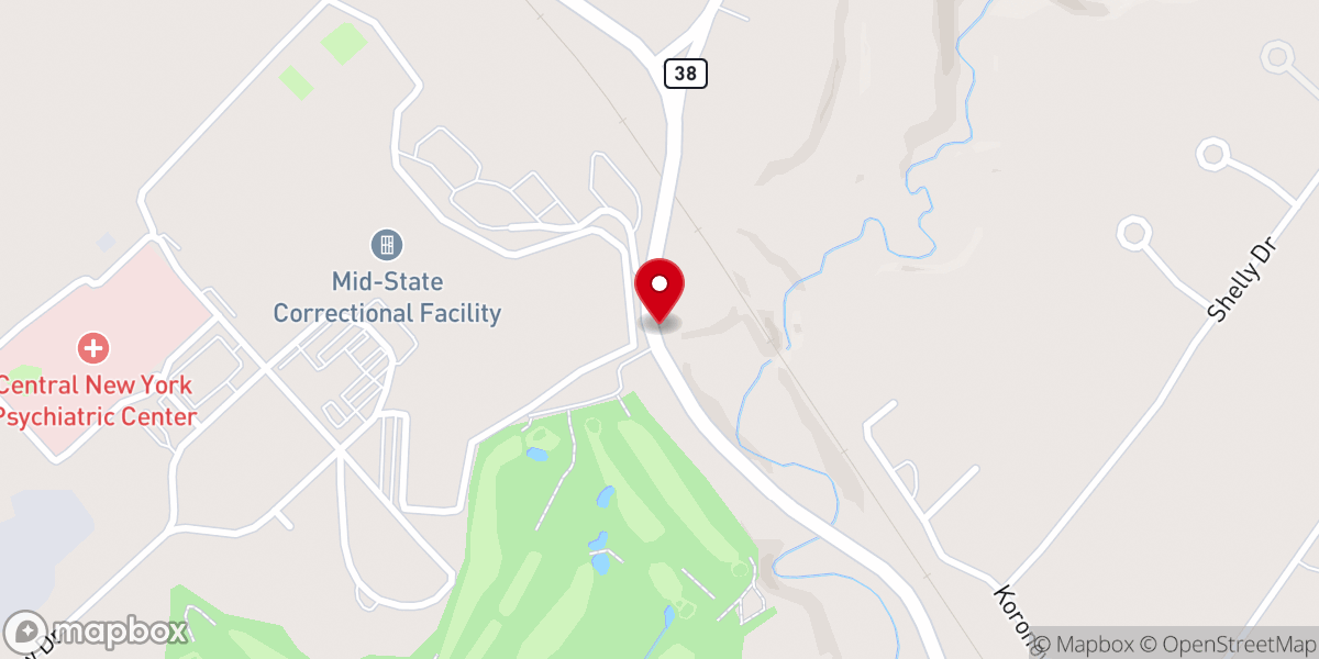 Map showing location of Marcy Community Church