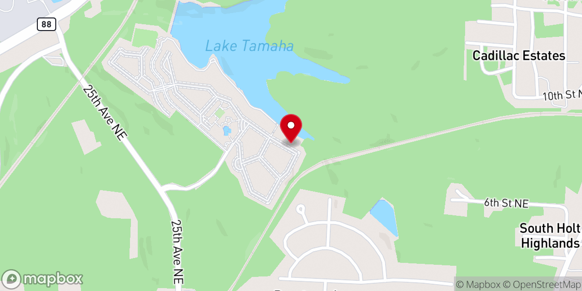 Map showing location of Morning Star Baptist Church