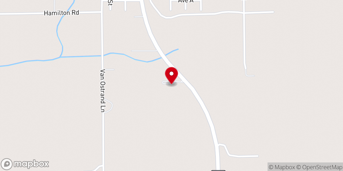 Map showing location of Cornerstone Church