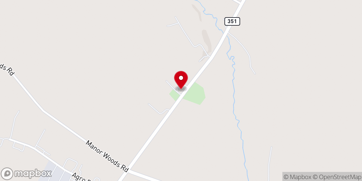 Map showing location of Emmanuel Trinity Lutheran Church