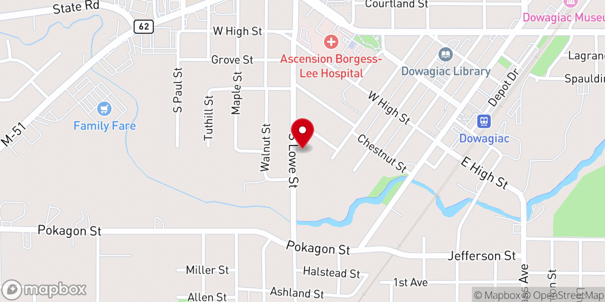 Map showing location of Faith Fellowship SDA Church