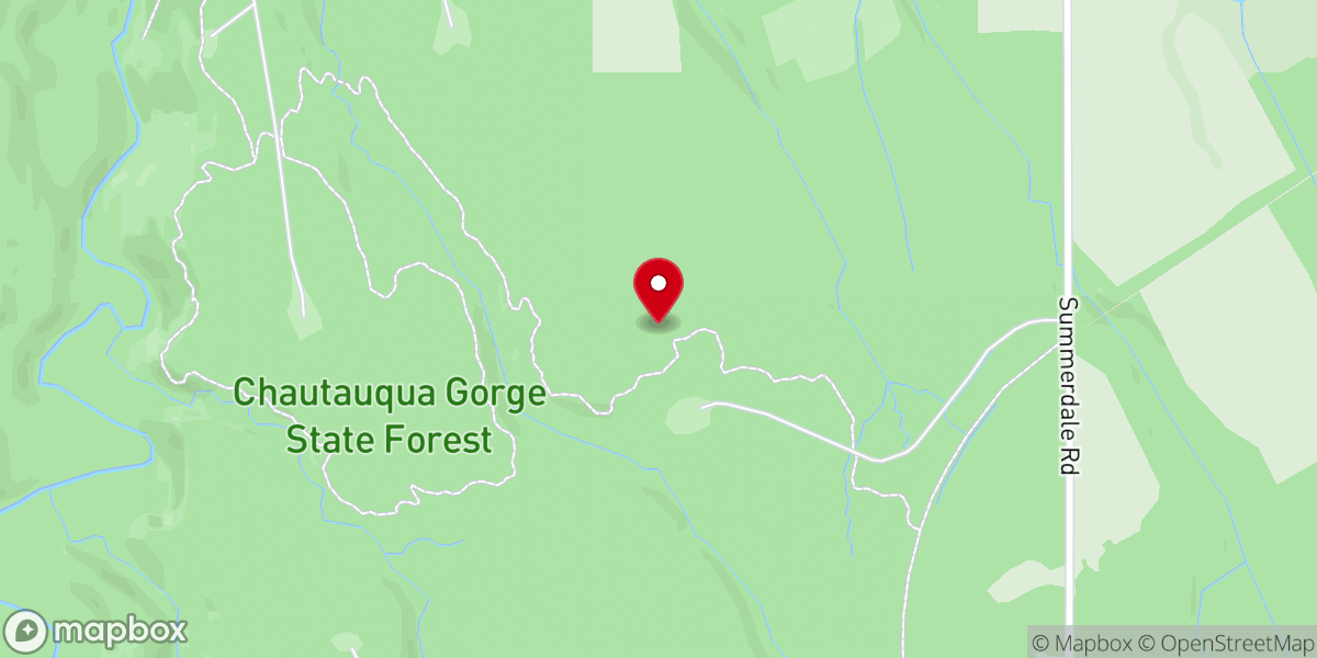 Map showing location of Chautauqua Gorge Religious Society