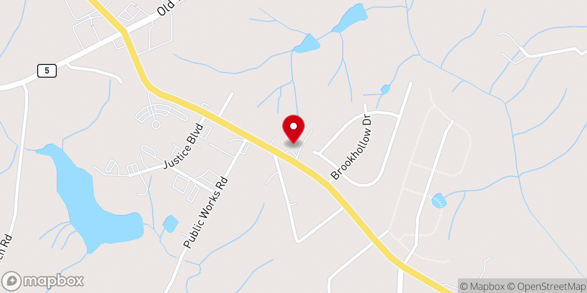 Map showing location of York Wesleyan Church