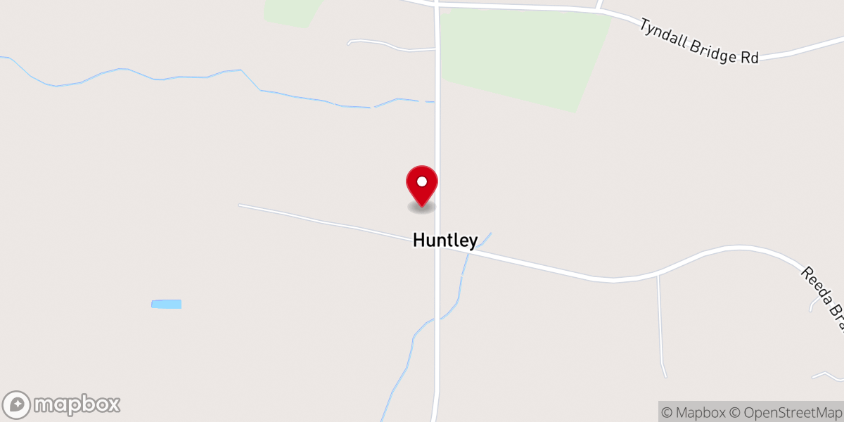 Map showing location of Holland's Chapel Church