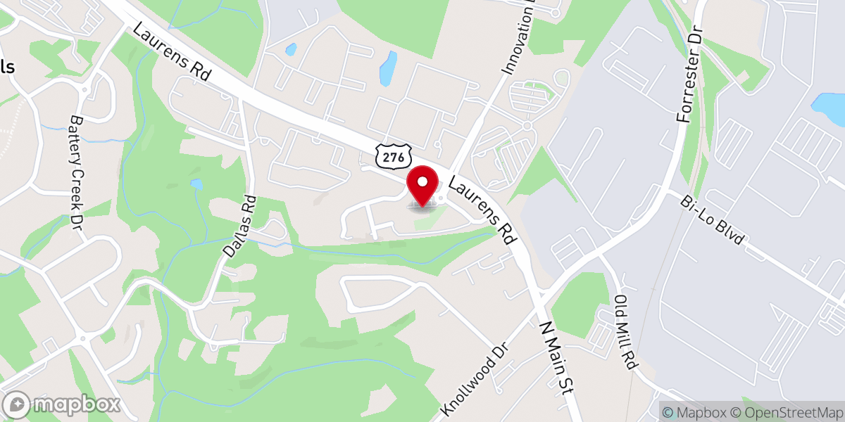 Map showing location of Laurel Creek United Methodist