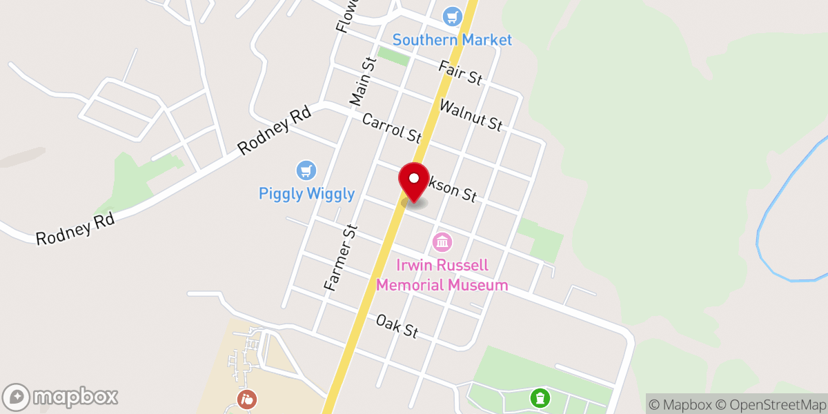 Map showing location of Saint Joseph Catholic Church