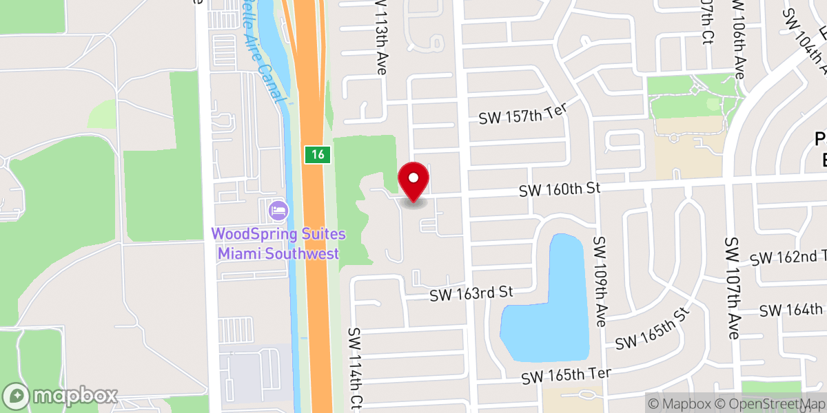 Map showing location of Christ The King Catholic Parish