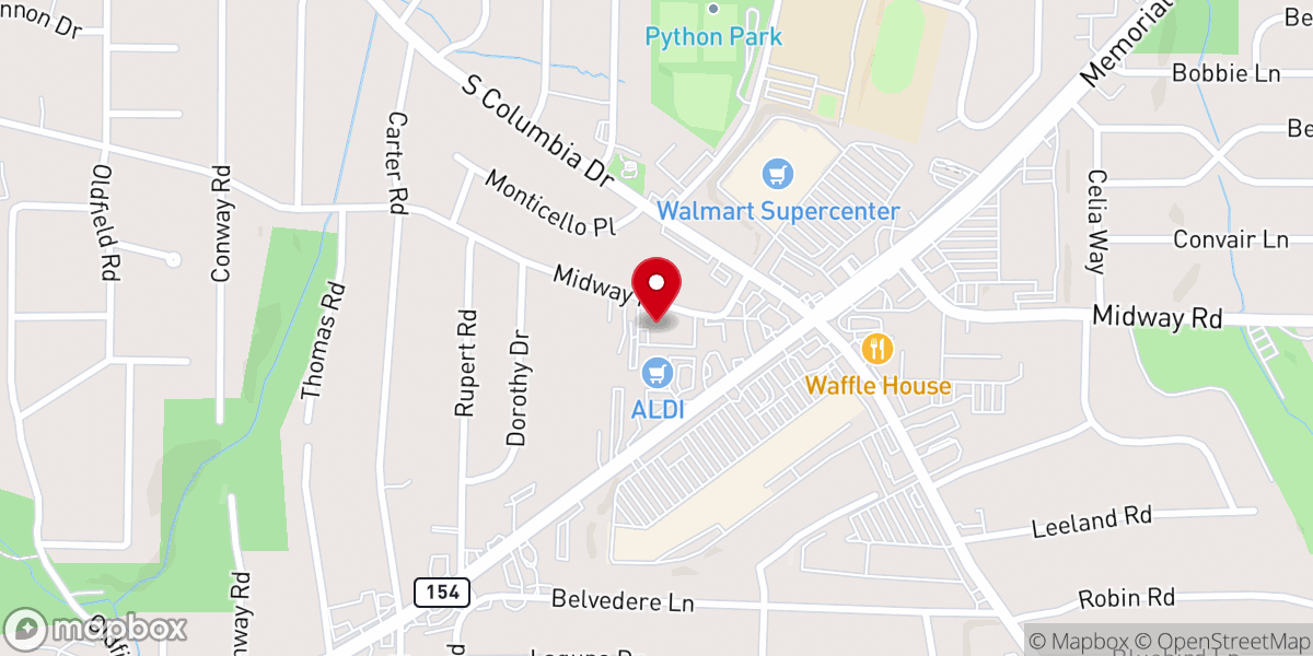 Map showing location of Spirit and Truth Sanctuary