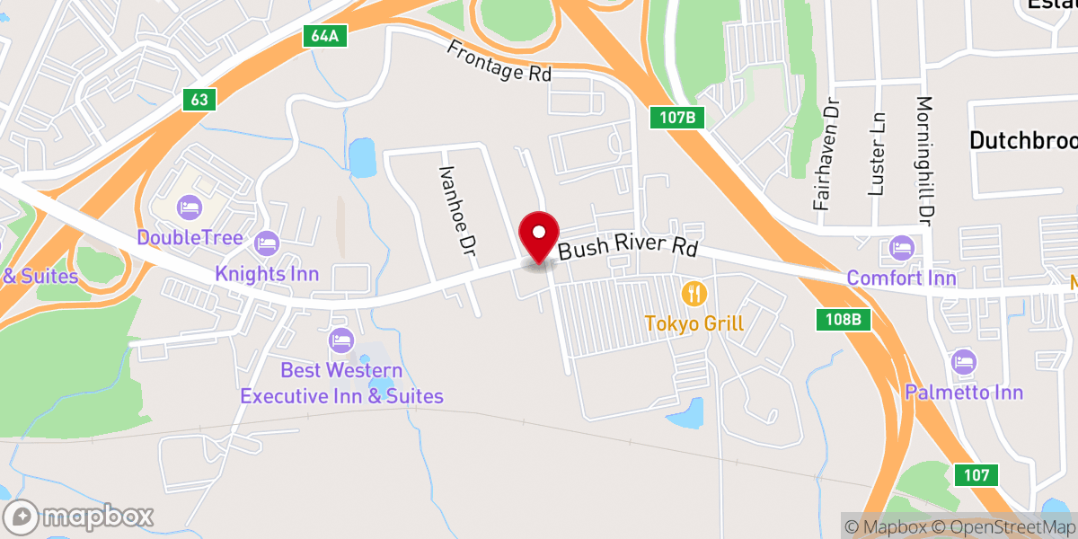 Map showing location of Friendship A.M.E. Church