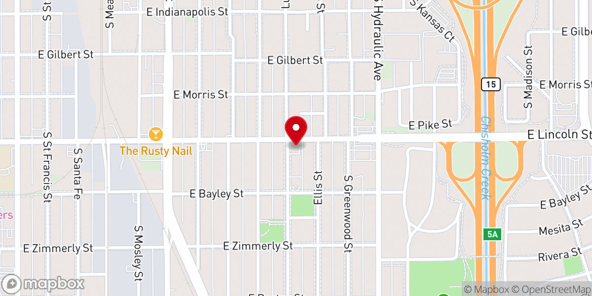 Map showing location of Apostolic Christian Church