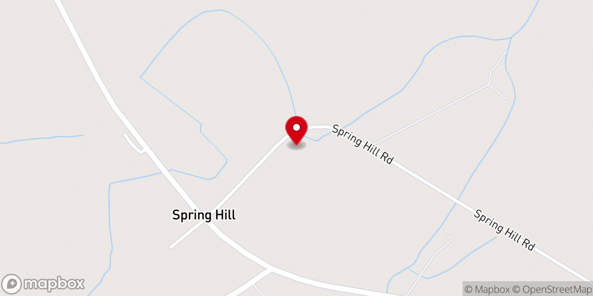 Map showing location of Mt Gilbert Baptist Church