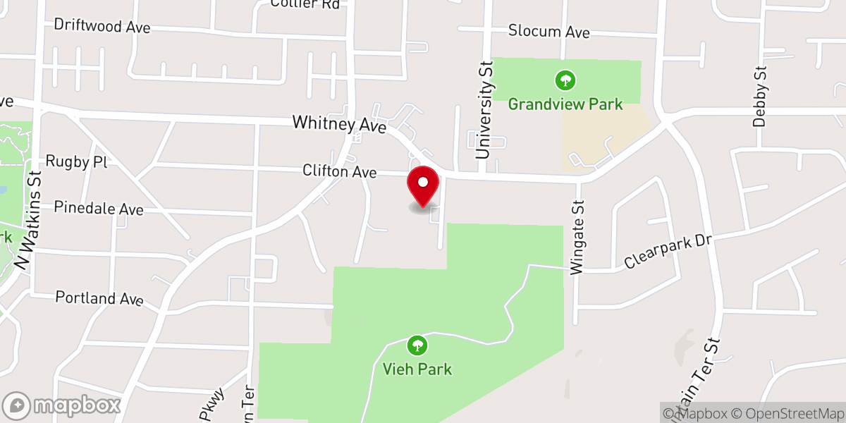 Map showing location of Faithbridge Fellowship Church