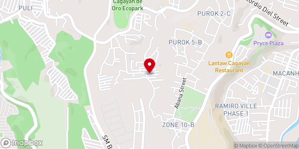 Map showing location of Delight Baptist Church -Carmen