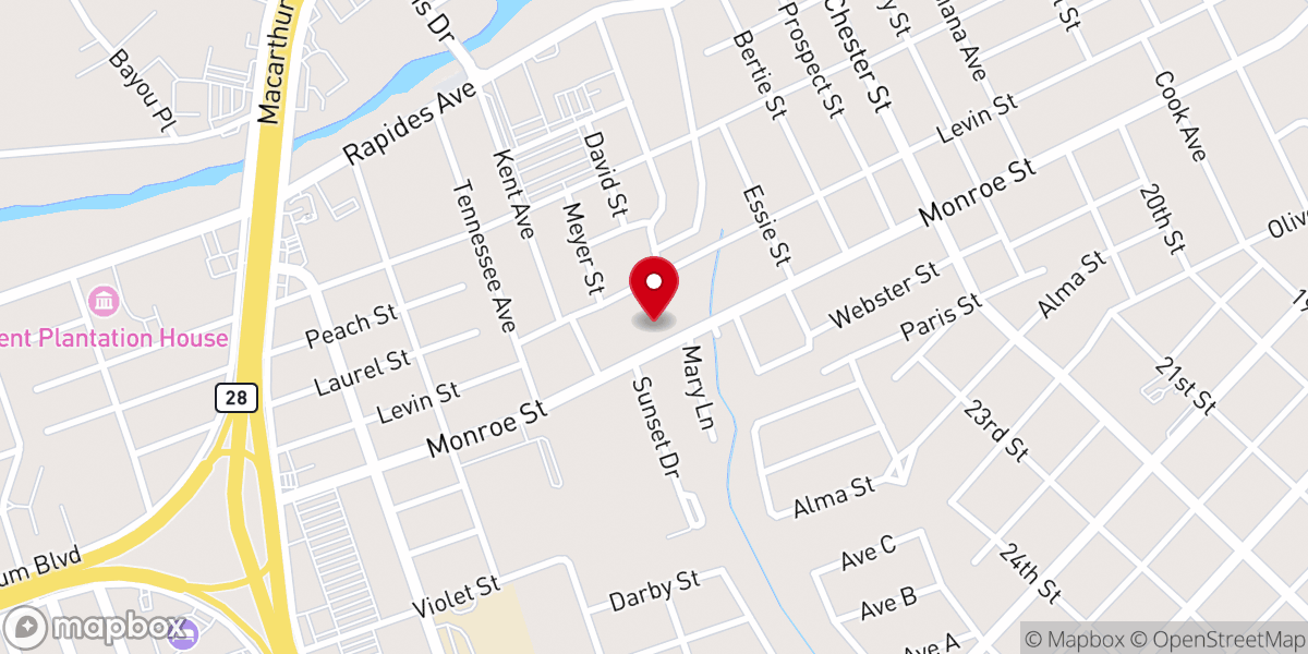 Map showing location of Bibleway Pentecostal Church
