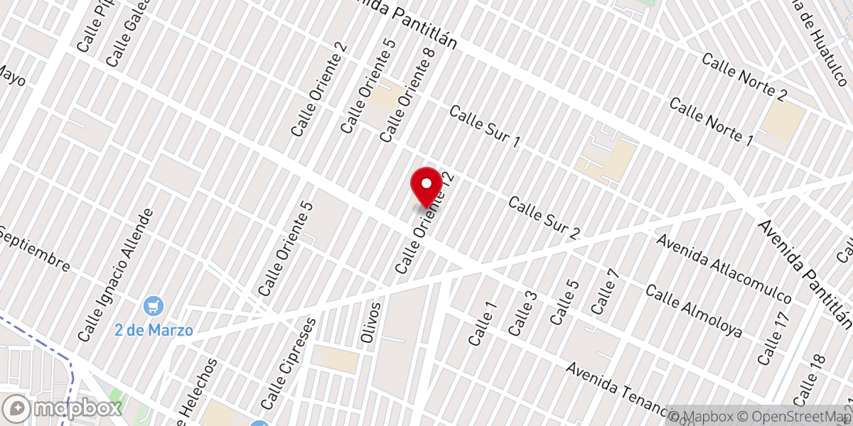 Map showing location of Iglesia del Dios Divino Columna y Apoyo de La Verdad. El Buen Pastor A.r.