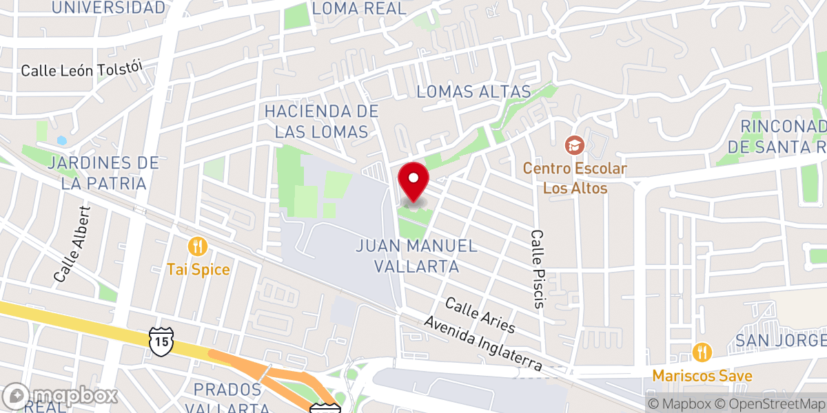 Map showing location of Santuario San Nicolás De Bari