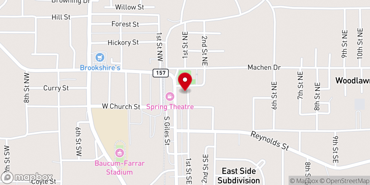 Map showing location of Webster Parish Tax Assessor