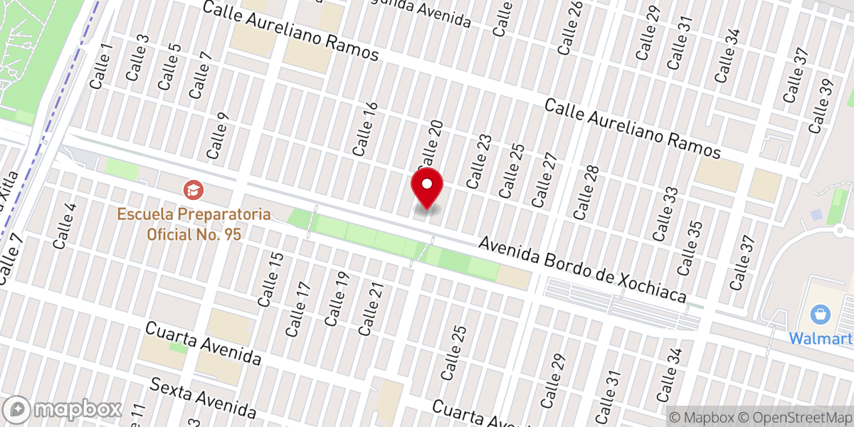 Map showing location of UNIDAD FAMILIAR CRISTIANA NEZA (UFC)