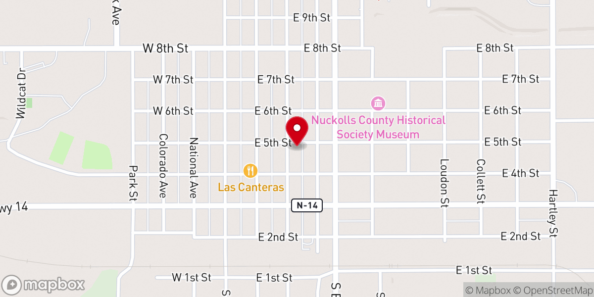 Map showing location of Superior First United Methodist Church