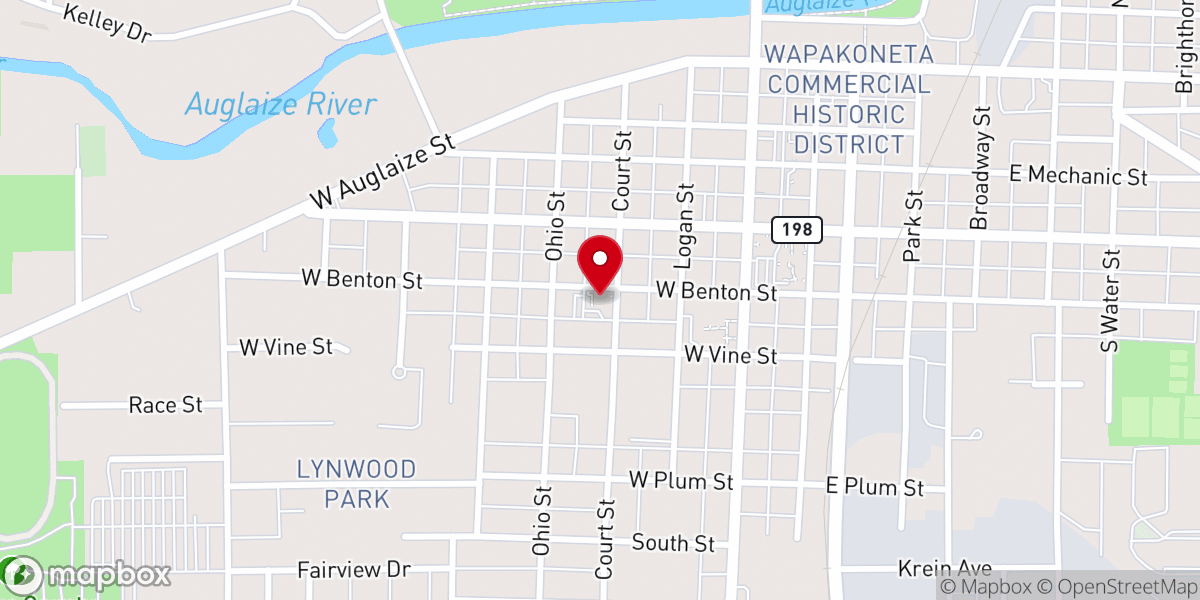 Map showing location of New Hampshire Church of the Nazarene