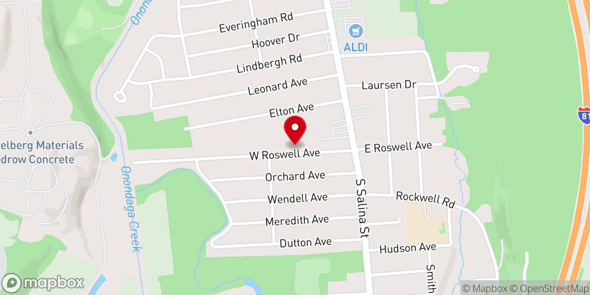Map showing location of Full Gospel Church of the Lord