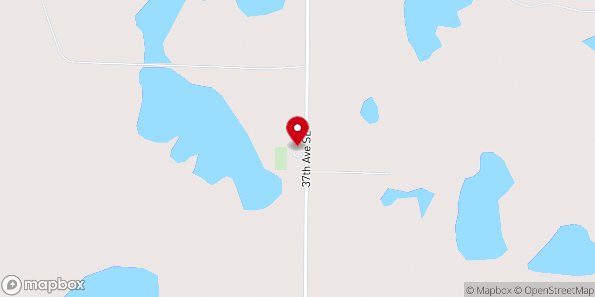 Map showing location of Glueckstal Lutheran Church