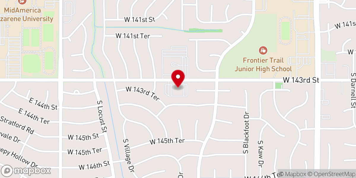Map showing location of The Church of Jesus Christ of Latter-day Saints